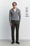 Men's Anthracite Classic Waist Soft Touch Relaxed Fit Trousers A62Y3071