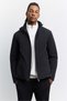 Men's Black Hooded Functional 3-Use Vest Water Repellent Windproof Coat A62Y6120 - 7