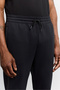 Men's Black Elastic Waistband, Side Pockets, Mesh Detail Technical Jogger A62Y3417 - 2