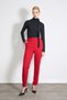 Pipe Leg Fabric Trousers - Red - 7