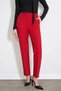 Pipe Leg Fabric Trousers - Red - 4