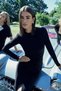 Knot Detailed Lycra Long Evening Dress - Black - 3