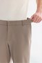 Men's Mink Side Elastic Anti-Wrinkle Technical Fabric Slim Fit Chino Trousers A61Y3077 - 5