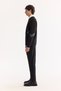 Men's Black Crew Neck Cotton Bi-Stretch Printed Regular Fit Sweatshirt A52Y1296 - 4