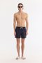 Men's Navy Blue Basic Quick-Drying Relaxed Fit Swim Shorts with Bag A61Y3800 - 8