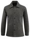 Men's Winter Fabric Navy Blue Cardigan Striped Pattern Classic Fit - 5234g - 3