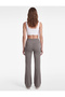 High-Waisted Flared-Leg Sports Sweatpants - 5