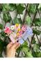 Flower-Themed Custom-Cut Bookmarks, Pack of 10 --tinystoriestr- Cut Laminated Flowers Bookmark, 10 pieces -tinystoriestr - 2