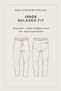 Men's Anthracite Elastic Waist 100% Linen Relaxed Fit Trousers B003032 - 8