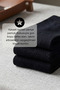 3-Piece Black Men's Business Cotton Seamless Flexible Socks - Premium - 2