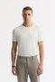 Men's Oil Green Classic Waist Cotton Jersey Carrot Fit Pants A51Y3013 - 6