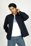 Newkar Men's 100% Cotton Woven Jacket, Navy Blue - 3