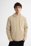 Men's Beige Hooded Printed Elastane Regular Fit Sweatshirt A42Y1332 - 7