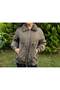 Hopefuldesign Plush Detailed Plush-Collar Adjustable Elastic Inflatable Coat - 3
