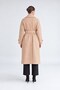 With a Wrap Neckline and Melton Coat - 3