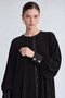 طقم تونيك أسود مزين بالترتر. - 4