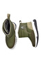 Plush Fur Inside Boys' Boots Khaki - 8