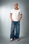 Essential Claret Red Contrast Slim Fit White Men's T-Shirt - 3