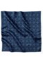 Silk Scarf - 4221-56 Navy Blue Twill - 3