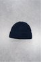 Short Fisherman Unisex Navy Blue Beret - 2