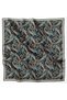 Silk Scarf - 4101-54 Black and Orange Twill - 3