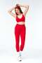 SoftHold™ Çapraz Askılı V Yaka Bra | Cherry