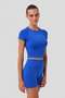 SoftHold™ Sırtı Baskı Detaylı Crop Tişört - 3