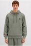 065809 Logo Embroidered Men's Hooded Sweatshirt Khaki - 3