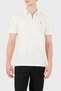 White Logo Men's Polo T-Shirt - 3