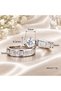 Women's Solitaire Steel Ring - 8