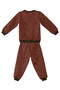 Animals Baby Boy Brown Tracksuit Set - 4