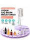 1 Piece Metal Tip Comb with Chamber for Hair Serum and Care Oil Application, Transparent