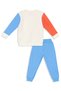 Boys' Winter Dinosaur Patterned Beige Long Sleeve 2-Piece Tracksuit Set 2-7 Years - 6