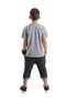 Cool Animals Black Boys Summer T-Shirt Capri Shorts Set - 2