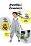 Boys' Construction Vehicles Patterned Gray Waterproof Rain Boots, Size 26-34 - 2