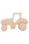 Practical Tractor Wooden Toy, Solid Beech Wood, 18 Months+ - 3