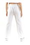 Girl's Pipe Leg Ecru Basic Sweatpants - 2