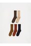 Sparkling Selections from Shining Store: Men's Corded Fabric Socks, 5-Pack