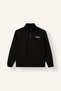 Okul Boys' Regular Fit Half-Zip High-Collar Soft Fleece-Lined Letter-Embroidered Sweatshirt H96 - 6