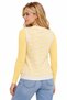 Yellow Heart V-Neck Regular Women's Sweater - 2