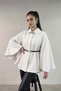 Poncho Off-White Original Cashmere Cape Off White - 3