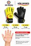 Gk Degaj Children's Goalkeeper Gloves, Junior Kidz Goalkeeper Gloves, Latex Gloves with Wrist Support, Sizes 5-6-7. - 4