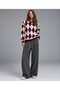 Pattern Detailed Standard Size Knitwear Sweater - 2