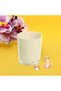Set of 12 Cream-Colored Clear Glass Candle Holders 403 – Suitable for Candle Making - 4