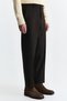 Brown Tapered Fit Men's Pants - 3