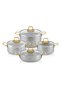 Serra 8 Pcs Cookware Set Coated - 8