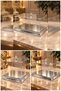 3-Piece Set of Clear Plexiglass Wedding Trousseau Boxes—Silver Color, Large, Medium, and Small Sizes—Engagement, Wedding, Bride, and Groom Gift Boxes, Includes a Prayer Counter and Prayer Beads as a Gift