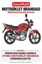 Kuba XR 125 COMPATIBLE Cover (Gray with Red Stripes) Waterproof Motorcycle Cover, with Elastic Bands, Includes Carrying Bag - 2
