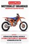 KTM 250 SXF Rear Pannier-Compatible (Gray with Red Stripes) Waterproof Motorcycle Cover, with Elastic Straps and Carrying Bag - 2
