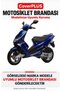 Peugeot Speedfight 2 COMPATIBLE Cover (Gray with Red Stripes) Waterproof Motorcycle Cover, with Elastic Bands, Includes Carrying Bag - 2